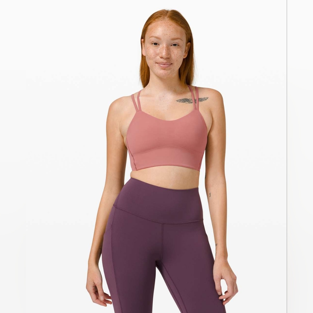 Lululemon Like a Cloud Bra Long Line B/C Cup Sz 10 Spiced Chai